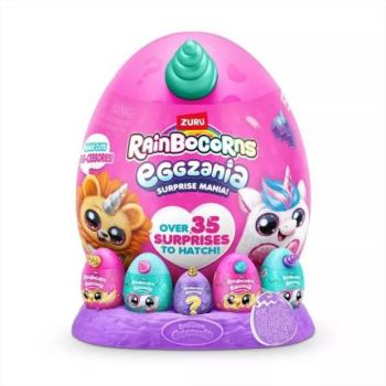 Rainbocorns: Eggzania meglepetés tojás plüssfigurával többféle változatban 1db kép